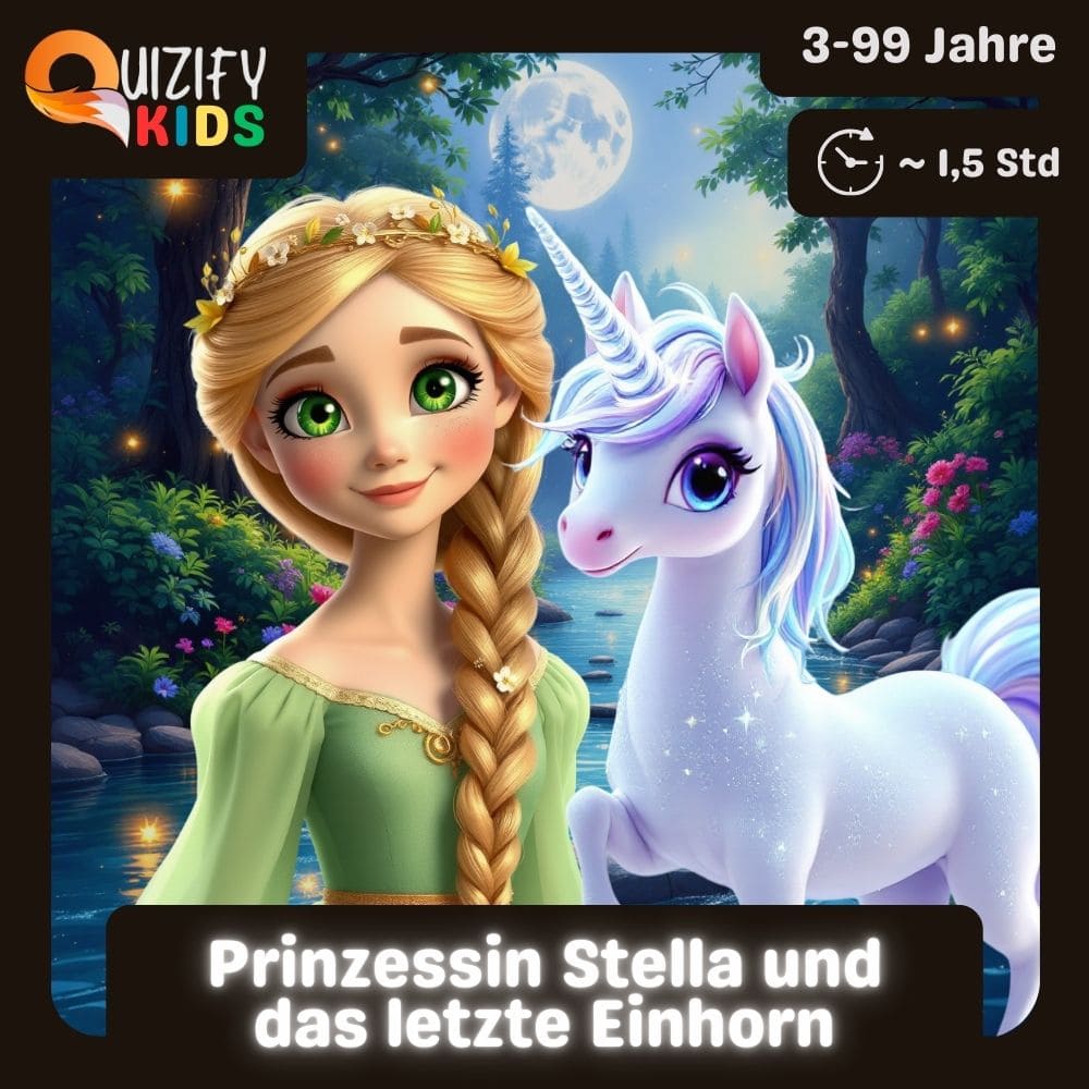 Quizify Kids: Prinzessin Stella und das letzte Einhorn - Quizify